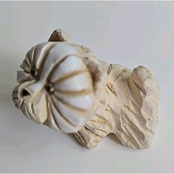 Rinconada Classic #212 White Terrier Puppy Dog -Glass Tongue Retired 1998 - Picture 3 of 7